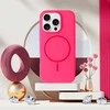 Topt Magsafe Slim Silicone Apple iPhone 14 Pro dėklas telefonui rožinės spalvos