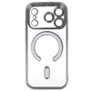 Topt Metallic Magsafe dėklas skirtas Apple iPhone 17 Pro Max sidabro spalvos