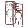 Topt Metallic Magsafe dėklas skirtas Apple iPhone 17 Pro Max rožinės spalvos