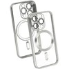 Fusion Accessories Topt Metallic Magsafe dėklas skirtas Apple iPhone 16 Pro sidabro spalvos
