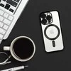 Topt Metallic Magsafe dėklas skirtas Apple iPhone 17 Air juodos spalvos