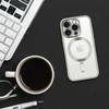 Fusion Accessories Topt Metallic Magsafe dėklas skirtas Apple iPhone 15 Pro sidabro spalvos