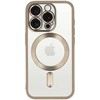 Toptel Topt Metallic Magsafe dėklas skirtas Apple iPhone 15 Titanium