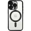 Toptel Topt Metallic Magsafe dėklas skirtas Apple iPhone 15 Pro Max juodos spalvos