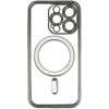 Topt Metallic Magsafe dėklas skirtas Apple iPhone 16 sidabro spalvos