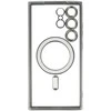Topt Metallic Magsafe dėklas skirtas Samsung Galaxy S24 sidabro spalvos