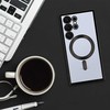 Fusion Accessories Topt Metallic Magsafe dėklas skirtas Samsung Galaxy S24 juodos spalvos