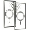 Fusion Accessories Topt Metallic Magsafe dėklas skirtas Samsung Galaxy S24 sidabro spalvos