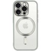 Toptel Topt Metallic Magsafe dėklas skirtas Samsung Galaxy S25 sidabro spalvos