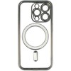 Toptel Topt Metallic Magsafe dėklas skirtas Samsung Galaxy S25 sidabro spalvos