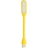 Oem Topt Mini LED Lamp Silicone USB Geltona