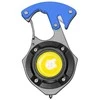 Topt Mini žibintuvėlis LED raktų pakabukas W5143 Type C with 2 screwdriver bits mėlynas