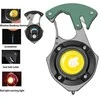 Topt Mini žibintuvėlis LED raktų pakabukas W5143 Type C with 2 screwdriver bits žalias