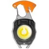 Topt Mini žibintuvėlis LED raktų pakabukas W5147 Type C with 2 screwdriver bits oranžinis