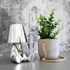 Oem Night lamp Sidabrinis Man design H