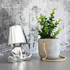 Oem Night lamp Sidabrinis Man design B