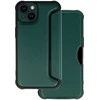 Topt Razor Carbon Book dėklas skirtas Apple iPhone 14 dark žalios spalvos