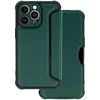 Topt Razor Carbon Book dėklas skirtas Apple iPhone 13 Pro Max dark žalios spalvos