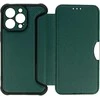 Topt Razor Carbon Book dėklas skirtas Apple iPhone 12 dark žalios spalvos