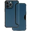 Topt Razor Carbon Book dėklas skirtas Apple iPhone 13 Pro Max mėlynos spalvos
