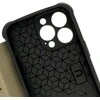 Fusion Accessories Topt Razor Carbon Book dėklas skirtas Xiaomi Redmi Note 13 5G juodos spalvos