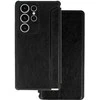 Topt Razor Leather Book Case for Samsung Galaxy S25 dėklas telefonui juodos spalvos