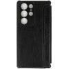 Fusion Accessories Topt Razor Leather Book dėklas skirtas Xiaomi Redmi Note 13 Pro 4G juodos spalvos