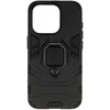 Topt Ring Armor dėklas skirtas Apple iPhone 15 Pro Max juodos spalvos