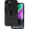 Topt Ring Armor Dėklas skirtas Apple iPhone 14 juodos spalvos