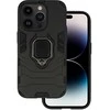 Topt Ring Armor dėklas skirtas Apple iPhone 14 Pro Max juodos spalvos