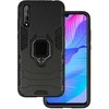 Topt Ring Armor dėklas skirtas Huawei P Smart S juodos spalvos