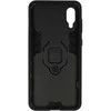 Topt Ring Armor dėklas skirtas Samsung Galaxy A02 juodos spalvos