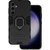 Topt Ring Armor dėklas skirtas Samsung Galaxy S23 FE juodos spalvos