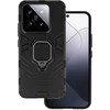 Topt Ring Armor dėklas skirtas Xiaomi 14 juodos spalvos