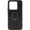 Topt Ring Armor dėklas skirtas Xiaomi 14 juodos spalvos
