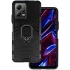 Topt Ring Armor dėklas skirtas Xiaomi Redmi Note 12 5G/Poco X5 juodos spalvos