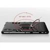 Fusion Accessories Topt Ring Armor Xiaomi Redmi 13 4G dėklas telefonui juodos spalvos