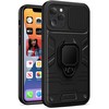 iLike Topt Ring Lens dėklas skirtas Apple iPhone 14 Pro Max juodos spalvos