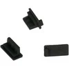 Toptel Topt Silicone anti-dust plug USB juodos spalvos - 10 vnt