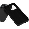 Oem Topt Silicone Lite Dėklas skirtas Apple iPhone 17 juodos spalvos