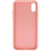 Topt Silikoninis Lite dėklas skirtas Apple iPhone X/XS persikų spalvos