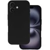 Topt Silikoninis Lite dėklas skirtas Apple iPhone 16 juodos spalvos