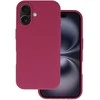 Topt Silikoninis Lite dėklas skirtas Apple iPhone 16 burgundy