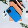 Toptel Topt Silikoninis Lite dėklas skirtas Apple iPhone 15 Pro Max mėlynos spalvos