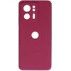 Topt Silikoninis Lite dėklas skirtas Motorola Edge 40 5G burgundy