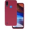 Topt Silikoninis Lite dėklas skirtas Motorola Moto E7 Power/E7i Power burgundy