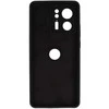 Topt Silikoninis Lite dėklas skirtas Motorola Edge 40 5G juodos spalvos