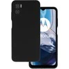 Topt Silikoninis Lite dėklas skirtas Motorola Moto E22/E22i juodos spalvos