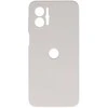 Topt Silikoninis Lite dėklas skirtas Motorola Moto G14 titanium