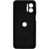 Topt Silikoninis Lite dėklas skirtas Motorola Moto G14 juodos spalvos